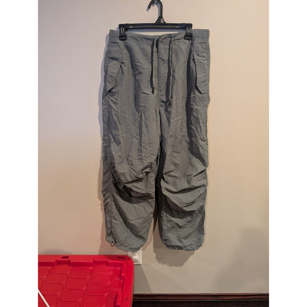 Empyre Parachute Med Pants Baggy Cargo Lightweight Skater Skate Y2K Zumiez